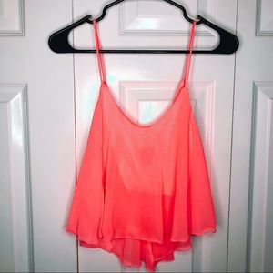 Neon Pink Crop Tank